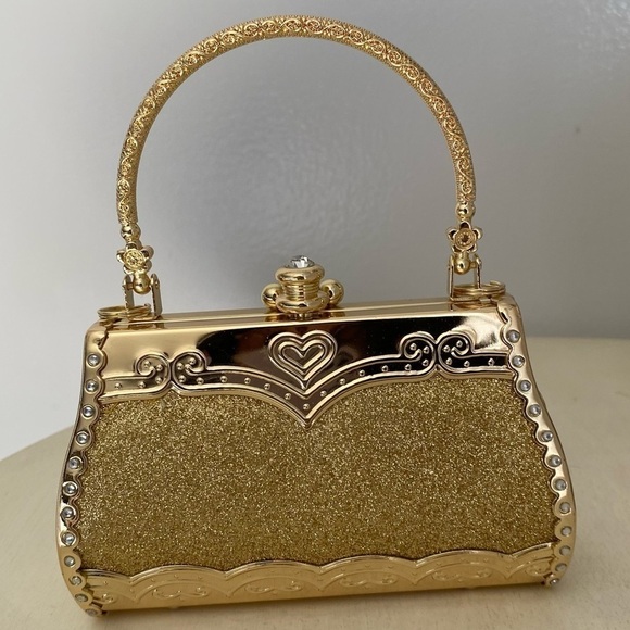 Mini Gold metal purse Limited Edition Manhattan by CROTON - Picture 1 of 11